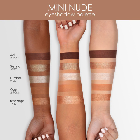 NATASHA DENONA Mini Nude Eyeshadow Kit - Mini Nude Eyeshadow Palette & Eyeshadow Brush купить в Beauty Storage. Быстрая доставка по России и СНГ.