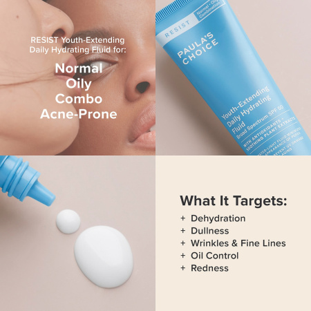 PAULA'S CHOICE RESIST Youth-Extending Daily Hydrating Fluid SPF 50 купить в Beauty Storage. Быстрая доставка по России и СНГ.
