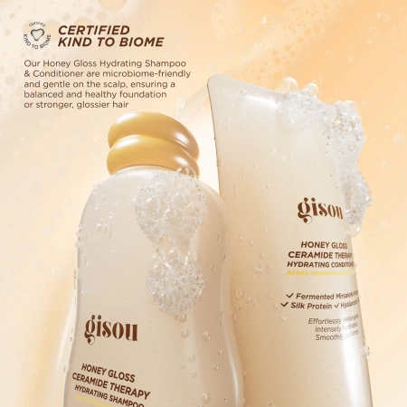 GISOU Honey Gloss Ceramide Therapy Hydrating Shampoo купить в Beauty Storage. Быстрая доставка по России и СНГ.