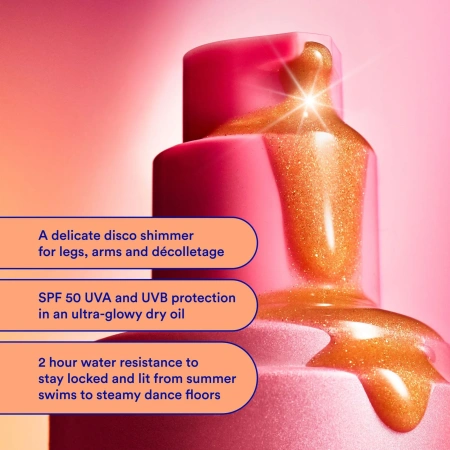 Купить ULTRA VIOLETTE Disco Queen SPF 50 Luminous Body Oil на Beautystorage.ru. Быстрая доставка по России и СНГ.