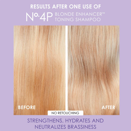 OLAPLEX No. 4-P Blonde Enhancer Toning Shampoo купить в Beauty Storage. Быстрая доставка по России и СНГ.