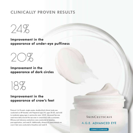 Купить SKINCEUTICALS  A.G.E. Advanced Eye for Dark Circles на Beautystorage.ru. Быстрая доставка по России и СНГ.