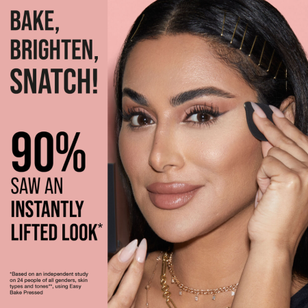 HUDA BEAUTY Easy Bake and Snatch Pressed Brightening and Setting Powder - Cherry Blossom Cake купить в Beauty Storage. Быстрая доставка по России и СНГ.