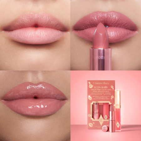 CHARLOTTE TILBURY Gloss & Lipstick Duo - Icon Baby купить в Beauty Storage. Быстрая доставка по России и СНГ.