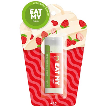 EAT MY Balm Strawberries & Cream купить в Beauty Storage. Быстрая доставка по России и СНГ.