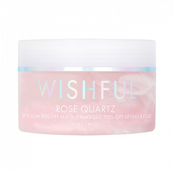 WISHFUL Rose Quartz Lift & Glow Peel Off Mask купить в Beauty Storage. Быстрая доставка по России и СНГ.