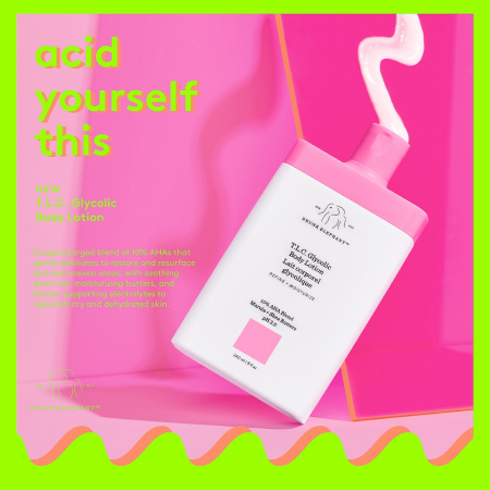 DRUNK ELEPHANT T.L.C Glycolic Body Lotion купить в Beauty Storage. Быстрая доставка по России и СНГ.
