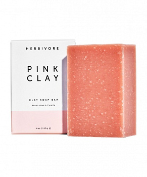 HERBIVORE Pink Clay Cleansing Bar Soap купить в Beauty Storage. Быстрая доставка по России и СНГ.