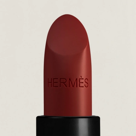 HERMÈS Rouge Hermès Shiny lipstick - Rouge Bruni купить в Beauty Storage. Быстрая доставка по России и СНГ.