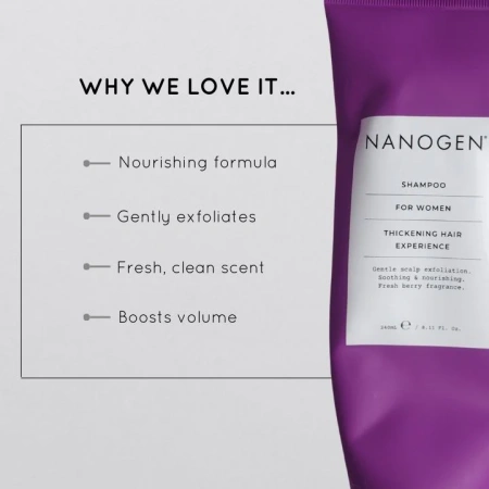 NANOGEN Shampoo For Women купить в Beauty Storage. Быстрая доставка по России и СНГ.