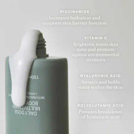 Купить ALPHA-H Daily Dose Multivitamin Body Serum with Niacinamide, Vitamin C + Hyaluronic Acid на Beautystorage.ru. Быстрая доставка по России и СНГ.