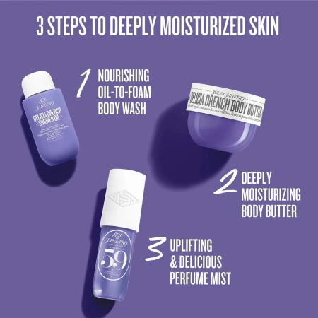 SOL DE JANEIRO Drench & Dazzle Delícia Drench™ Body Routine Set купить в Beauty Storage. Быстрая доставка по России и СНГ.