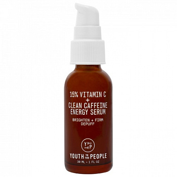 YOUTH TO THE PEOPLE 15% Vitamin C + Clean Caffeine Energy Serum купить в Beauty Storage. Быстрая доставка по России и СНГ.
