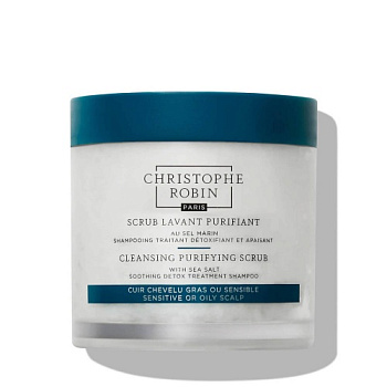 CHRISTOPHE ROBIN Cleansing Purifying Scrub With Sea Salt купить в Beauty Storage. Быстрая доставка по России и СНГ.