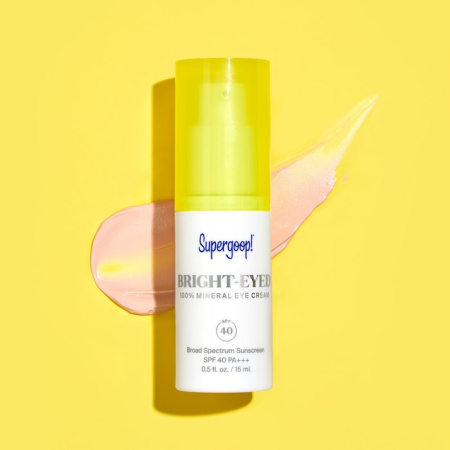 SUPERGOOP! Bright-Eyed 100% Mineral Eye Cream SPF 40 купить в Beauty Storage. Быстрая доставка по России и СНГ.