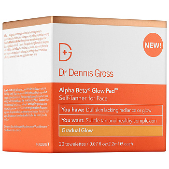 DR. DENNIS GROSS Alpha Beta® Glow Pad Self-Tanner for Face