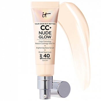IT COSMETICS CC+ Nude Glow Lightweight Foundation + Glow Serum with SPF 40 and Niacinamide купить в Beauty Storage. Быстрая доставка по России и СНГ.
