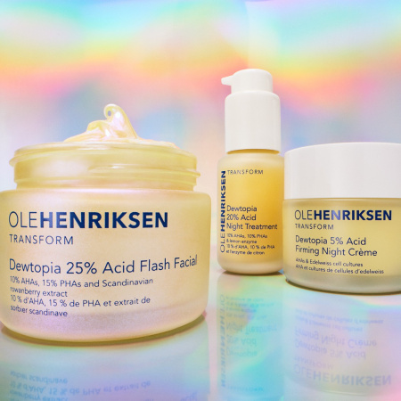 OLEHENRIKSEN Dewtopia 25% AHA + PHA Flash Facial Exfoliating Face Maskl купить в Beauty Storage. Быстрая доставка по России и СНГ.
