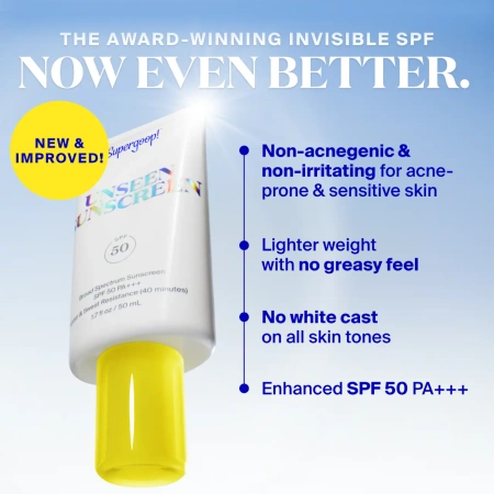 SUPERGOOP! Mini Unseen Sunscreen SPF 40/50 Invisible Sun Protection for Face купить в Beauty Storage. Быстрая доставка по России и СНГ.
