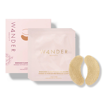 WANDER BEAUTY Baggage Claim Gold Eye Masks купить в Beauty Storage. Быстрая доставка по России и СНГ.
