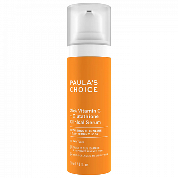 PAULA'S CHOICE 25% Vitamin C + Glutathione Clinical Serum  купить в Beauty Storage. Быстрая доставка по России и СНГ.