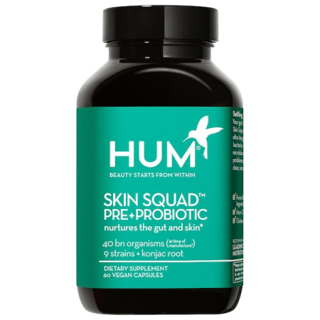 HUM NUTRITION Skin Squad™ Pre + Probiotic Clear Skin Supplement купить в Beauty Storage. Быстрая доставка по России и СНГ.