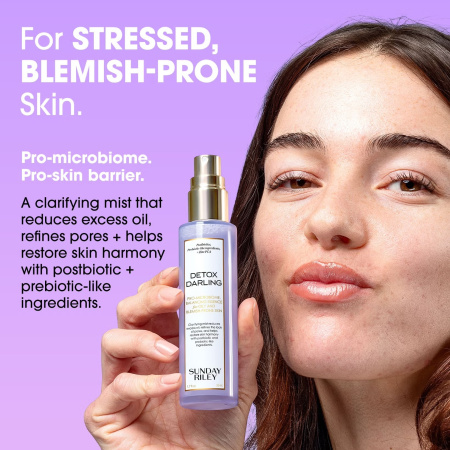 SUNDAY RILEY Detox Darling Microbiome Balancing Toner + Essence купить в Beauty Storage. Быстрая доставка по России и СНГ.