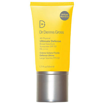Dr. DENNIS GROSS Skincare All-Physical Ultimate Defense Broad Spectrum Sunscreen SPF 50 PA++++ купить в Beauty Storage. Быстрая доставка по России и СНГ.