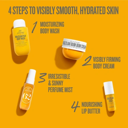 SOL DE JANEIRO Smooth and Glow Bum Bum Body Routine Set купить в Beauty Storage. Быстрая доставка по России и СНГ.