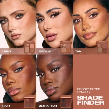 Купить HUDA BEAUTY Bronze Filter Palette Light на Beautystorage.ru. Быстрая доставка по России и СНГ.