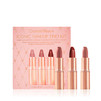 CHARLOTTE TILBURY Charlotte Tilbury's Iconic Mini Lip Trio Kit купить в Beauty Storage. Быстрая доставка по России и СНГ.