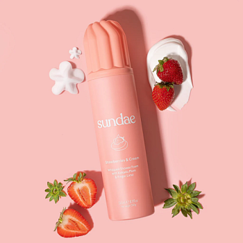 SUNDAE Strawberries & Cream Foaming Body Wash купить в Beauty Storage. Быстрая доставка по России и СНГ.