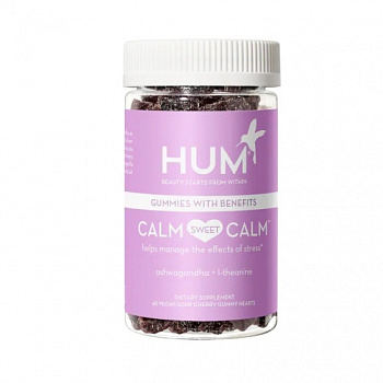 HUM NUTRITION Calm Sweet Calm™ Stress Management Vegan Gummies купить в Beauty Storage. Быстрая доставка по России и СНГ.