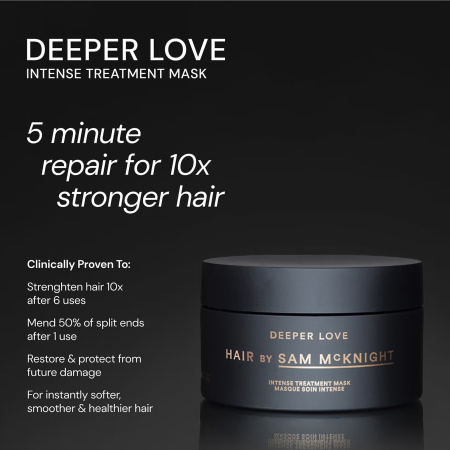 HAIR BY SAM MCKNIGHT Deeper Love 5-minute Intense Treatment Mask купить в Beauty Storage. Быстрая доставка по России и СНГ.