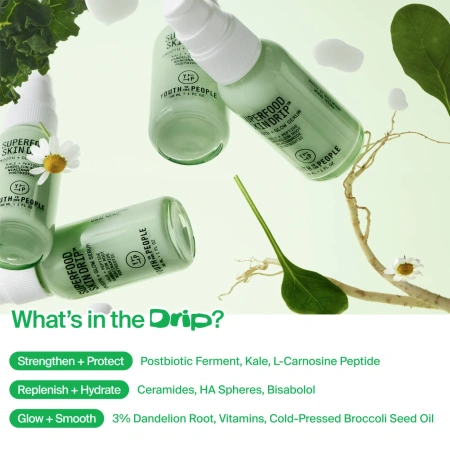 YOUTH TO THE PEOPLE Superfood Skin Drip Smooth + Glow Barrier Serum купить в Beauty Storage. Быстрая доставка по России и СНГ.