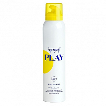 SUPERGOOP! PLAY Body Mousse SPF 50 купить в Beauty Storage. Быстрая доставка по России и СНГ.