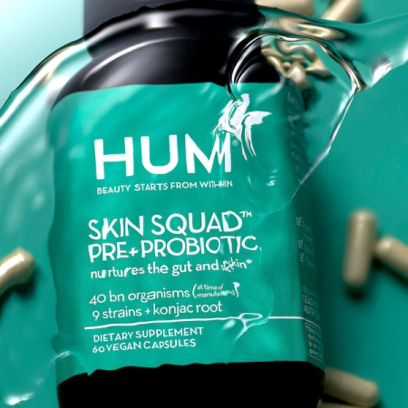 HUM NUTRITION Skin Squad™ Pre + Probiotic Clear Skin Supplement купить в Beauty Storage. Быстрая доставка по России и СНГ.