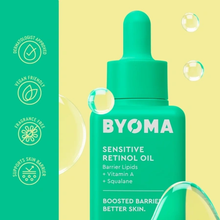 Купить BYOMA Sensitive Retinol Oil на Beautystorage.ru. Быстрая доставка по России и СНГ.