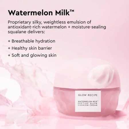 Купить GLOW RECIPE Watermelon Milk Peptide Glow Cushion Cream на Beautystorage.ru. Быстрая доставка по России и СНГ.
